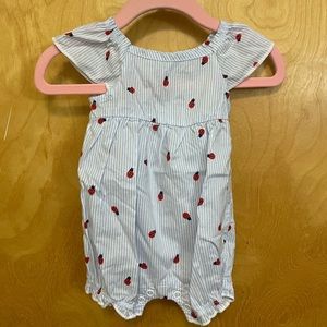 Carters newborn outfit.